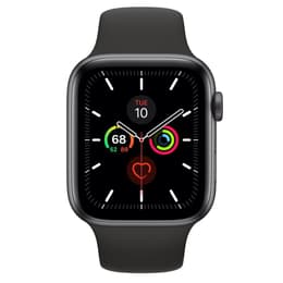 Apple Watch (Series 5) GPS + Cellular 44 - Aluminium Space Gray - Sport band Black