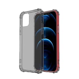 Case iPhone 11/iPhone XR - Silicone - Black/Transparent