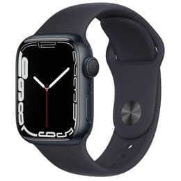 Apple Watch (Series 7) GPS 41 - Aluminium Midnight - Sport band Black