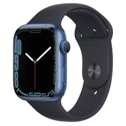 Apple Watch (Series 7) GPS 45 - Aluminium Blue - Sport band Blue