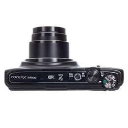 Compact Coolpix S9500 - Black + Nikon Nikkor Wide Optical Zoom ED