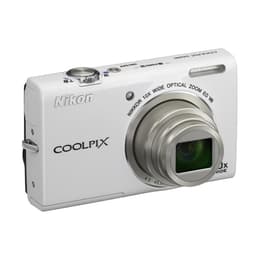 Nikon Coolpix S8200 - White + Nikon Nikkor 14x Wide Optical Zoom