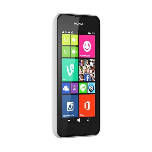 Gecomprimeerd Europa Vervagen Nokia Lumia 530 - White - Unlocked | Back Market