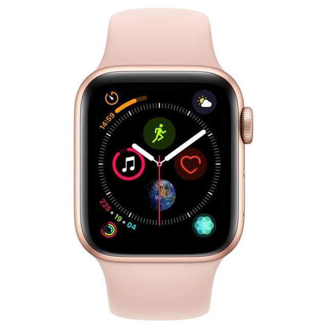 Apple Watch (Series 4) 40 - Aluminium Gold - Sport loop Pink
