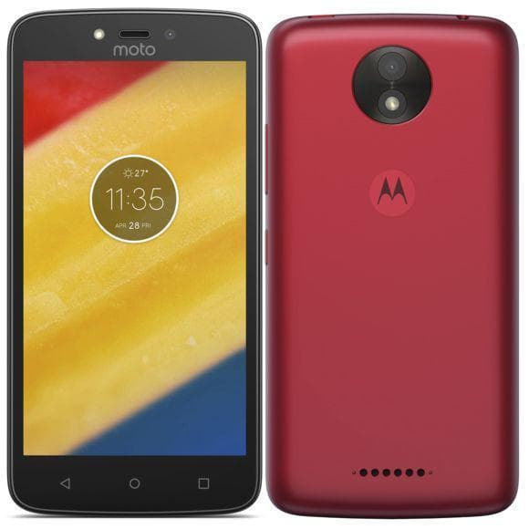 Motorola Moto C Plus 16 GB - Black/Red - Unlocked