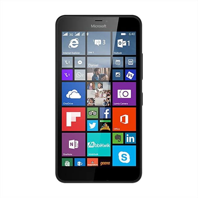 Microsoft Lumia 640 XL Dual Sim - Black - Unlocked