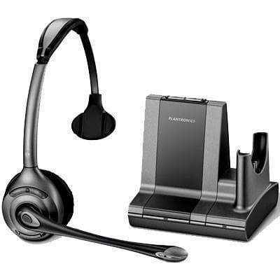 Plantronics Savi W710 Noise-Cancelling   Bluetooth Headphones with microphone - Black/Grey