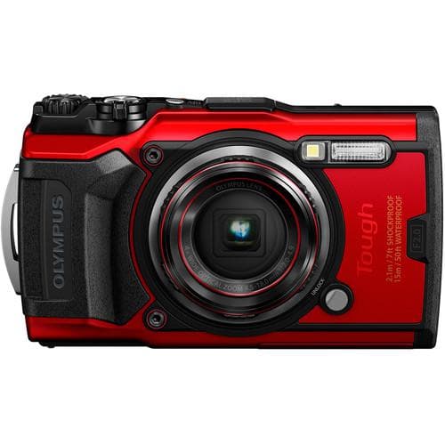 Olympus Tough TG-6 Compact 12 - Red/Black