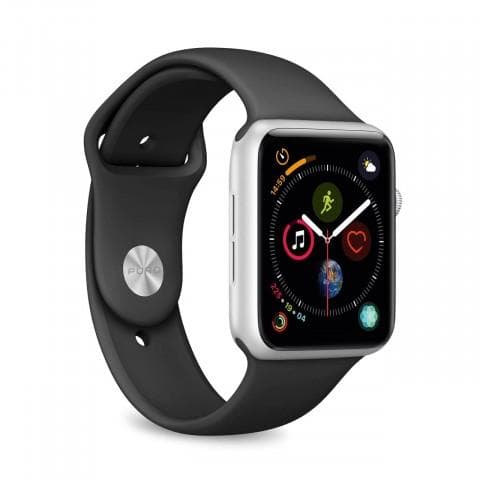 Apple Watch (Series 1) March 2015 42 - Aluminium Silver - Sport loop Black