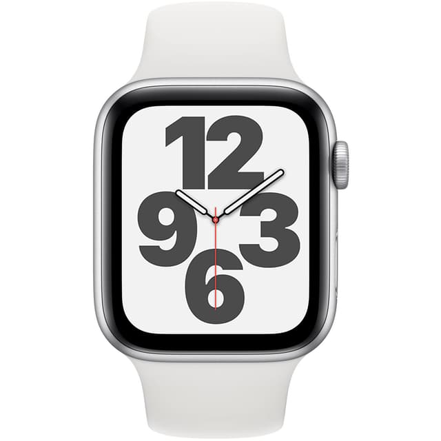 Apple Watch (Series SE) September 2020 44 - Aluminium Silver - Sport loop White