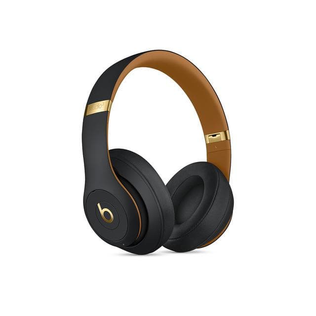 Beats By Dr. Dre Studio3 Wireless Skyline Collection Noise-Cancelling Bluetooth Headphones with microphone - Black/Gold