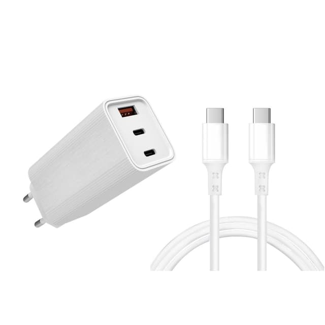 Charger + Cable (USB-C + USB-C) 65W - WTK
