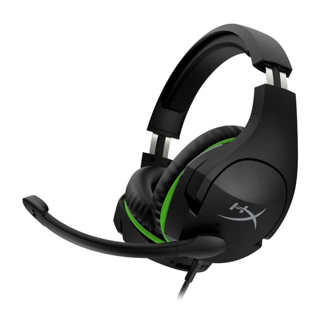 Hyper X Stinger Core Noise-Cancelling Gaming Headphones with microphone - Black/Green