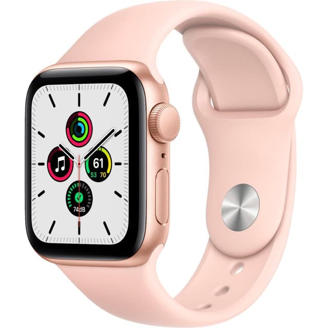 Apple Watch (Series SE) GPS 40 - Aluminium Gold - Sport band Pink sand