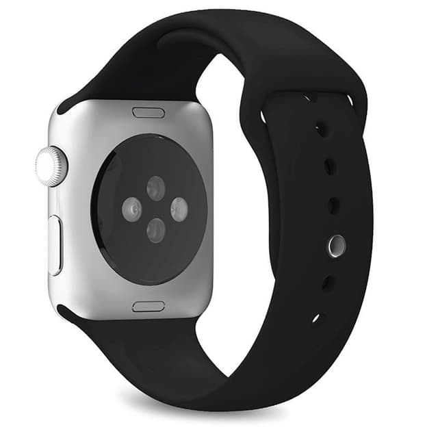 Apple Watch (Series SE) GPS 44 - Aluminium Silver - Sport band Black