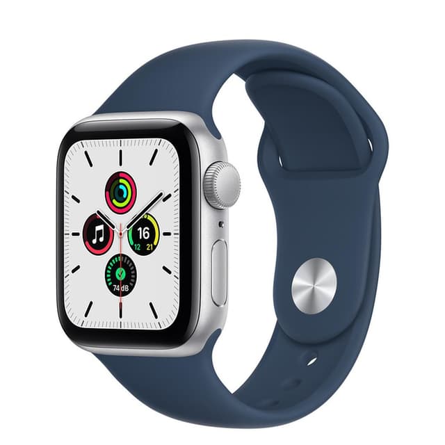 Apple Watch (Series SE) GPS 44 - Aluminium Silver - Sport band Blue