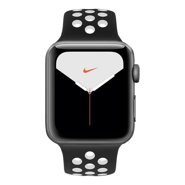 Apple Watch (Series 5) September 2019 44 - Aluminium Grey - Sport Nike Black/White
