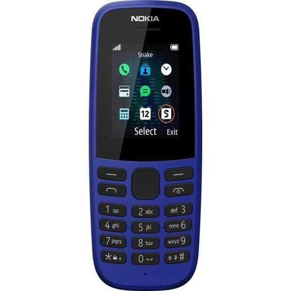Nokia 105 2019 16 GB (Dual Sim) - Black - Unlocked