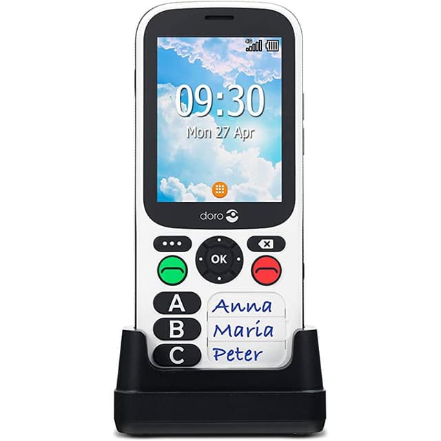 Mobile Phone DORO 780X Noir Blanc - Unlocked
