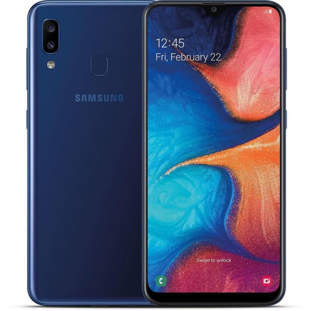 Galaxy A20 32 GB (Dual Sim) - Deep Blue - Unlocked