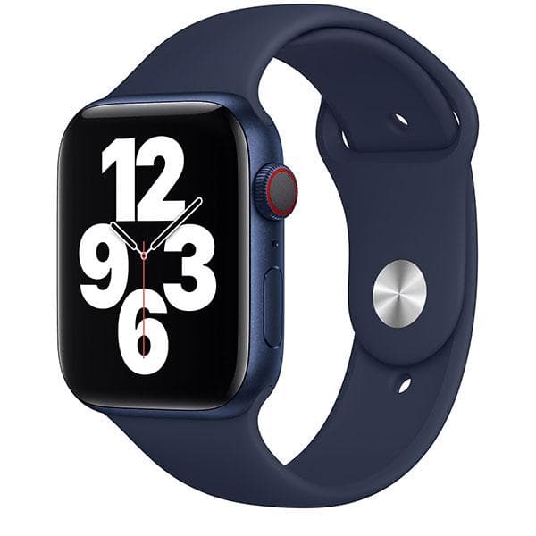 Apple Watch (Series 6) GPS + Cellular 40 - Aluminium Blue - Sport band Blue