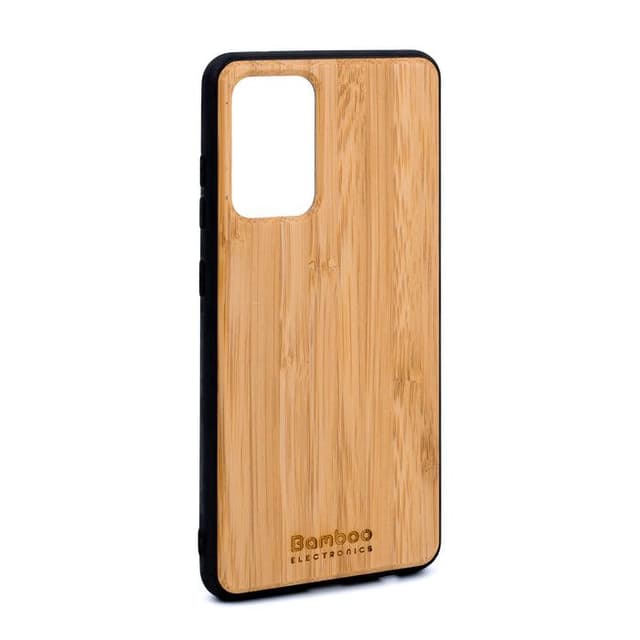 Case and protective screen Galaxy A52 - Wood - Brown