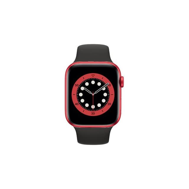 Apple Watch (Series 6) GPS 40 - Aluminium Red - Sport band Black