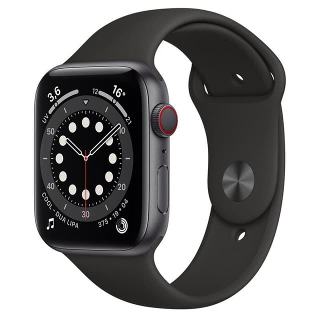 Apple Watch (Series 6) September 2020 44 - Aluminium Space Gray - Black