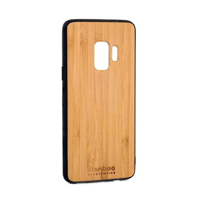 Case and protective screen Galaxy S9 - Wood - Brown