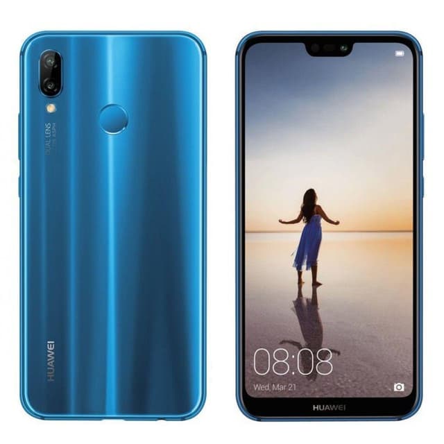 Huawei P20 Lite 64 GB (Dual Sim) - Peacock Blue - Unlocked