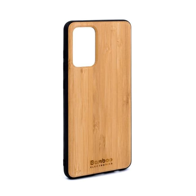 Case and protective screen Galaxy A72 - Wood - Brown